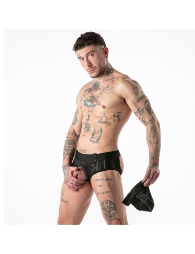 LOCKER GEAR - FULL MILITARY ACCESS JOCK BRIEF BLACK XL