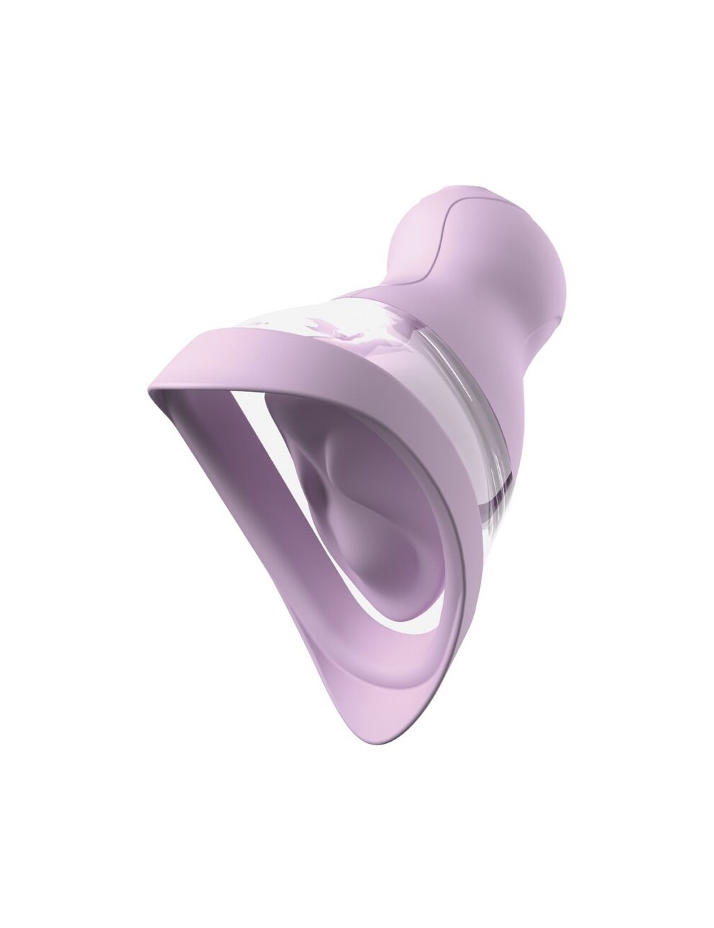 FANTASY FOR HER - VELOURA TOUCH PLEASURE PUMP INTIMATE PUMP WITH SUCTION AND VIBRATION PURPLE