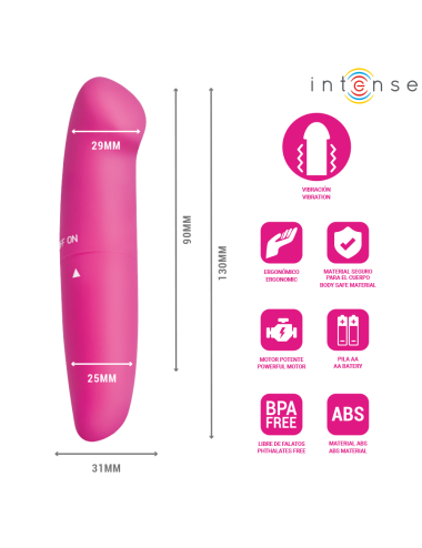 INTENSE - PHIL G-SPOT VIBRATOR PINK 13 CM