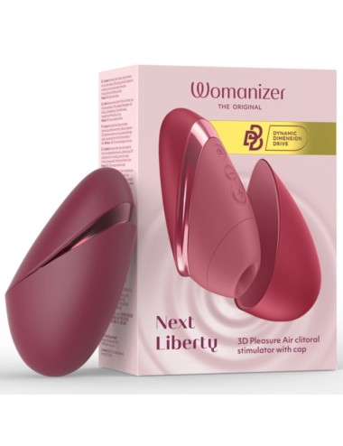 WOMANIZER - NEXT SUCTION CLITORAL STIMULATOR 14 INTENSITY LEVELS BORDEAUX
