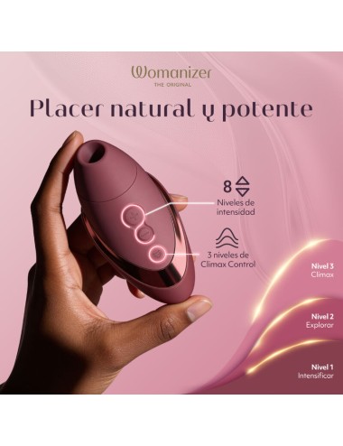 WOMANIZER - NEXT SUCTION CLITORAL STIMULATOR 14 INTENSITY LEVELS BORDEAUX
