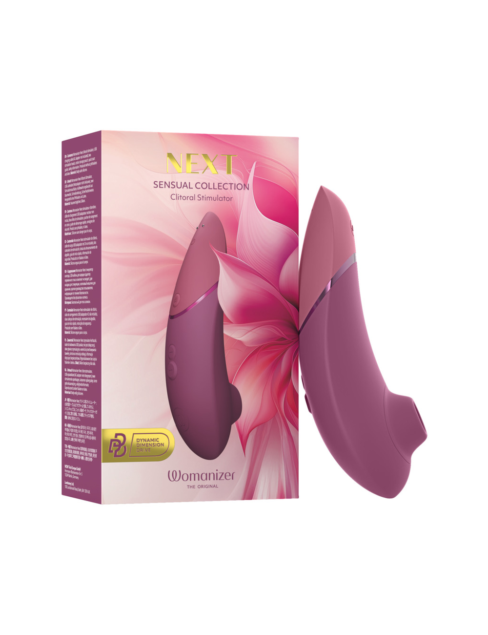 WOMANIZER - NEXT SUCTION CLITORAL STIMULATOR 14 INTENSITY LEVELS DUSKY PINK