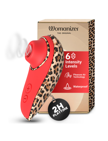 WOMANIZER - LIBERTY 2 SUCTION CLITORAL STIMULATOR 8 INTENSITY LEVELS LEOPARD PRINT