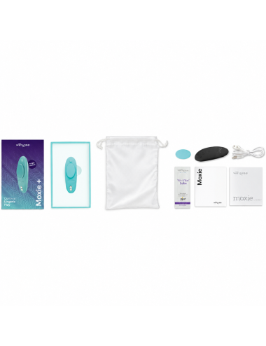 WE-VIBE - MOXIE+ MAGNETIC-CLIP PANTY VIBRATOR AQUA