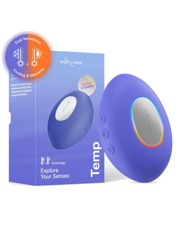 WE-VIBE - TEMP HEATING AND COOLING VIBRATOR LAVENDER BLUE