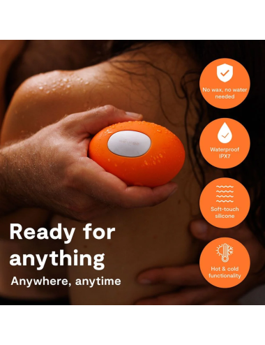 WE-VIBE - TEMP HEATING AND COOLING VIBRATOR TANGERINE