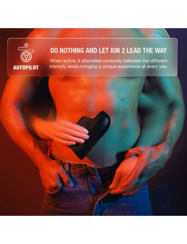 ARCWAVE - ION 2 MALE STROKER WITH PULSATING AIRWAVE STIMULATION BLACK