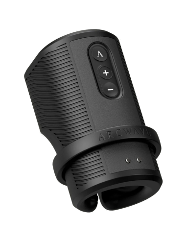 ARCWAVE - ZING VIBRATING MALE STROKER WITH DUAL MOTOR BLACK
