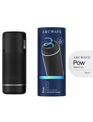 ARCWAVE - POW MANUAL STROKER WITH SUCTION CONTROL BLACK