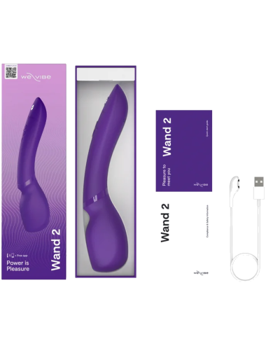 WE-VIBE - WAND 2 RECHARGEABLE BODY WAND MASSAGER PURPLE