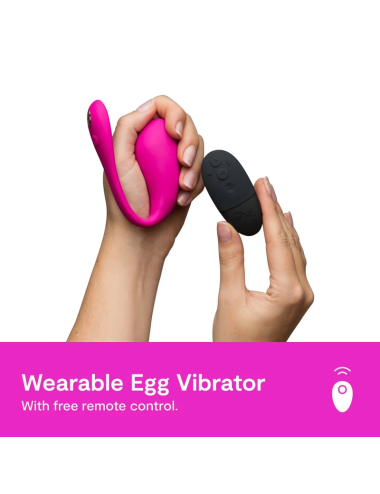 WE-VIBE - JIVE 2 WEARABLE EGG VIBRATOR ELECTRIC PINK