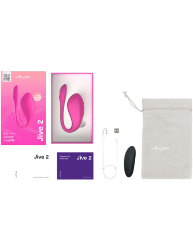 WE-VIBE - JIVE 2 WEARABLE EGG VIBRATOR ELECTRIC PINK