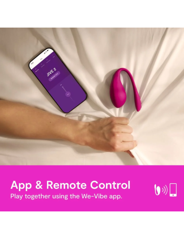 WE-VIBE - JIVE 2 WEARABLE EGG VIBRATOR ELECTRIC PINK