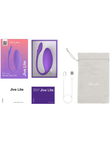 WE-VIBE - JIVE LITE APP-CONTROLLED WEARABLE EGG VIBRATOR PURPLE