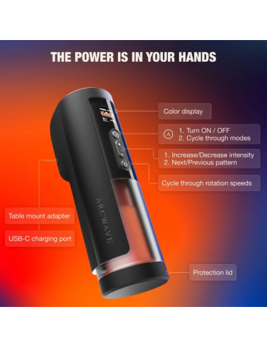 ARCWAVE - THRUSTER AUTOMATIC MALE STROKER WITH THRUSTING, ROTATION AND CONTROL