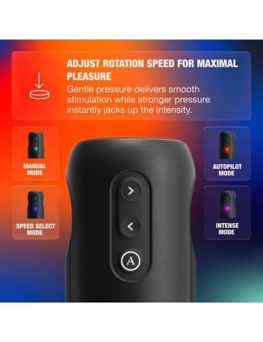 ARCWAVE - ORBIT 360° ROTATING MALE MASTURBATOR WITH APP CONTROL BLACK