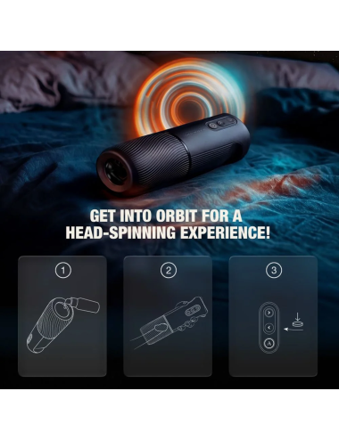 ARCWAVE - ORBIT 360° ROTATING MALE MASTURBATOR WITH APP CONTROL BLACK