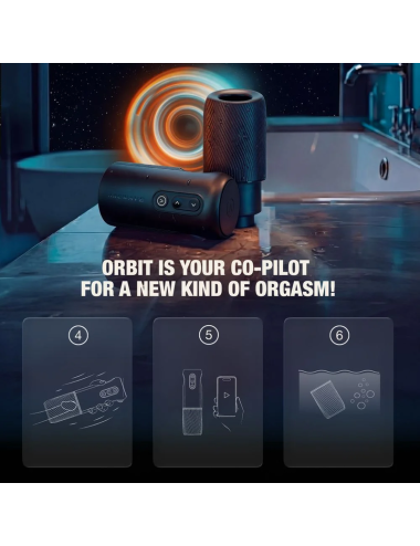ARCWAVE - ORBIT 360° ROTATING MALE MASTURBATOR WITH APP CONTROL BLACK