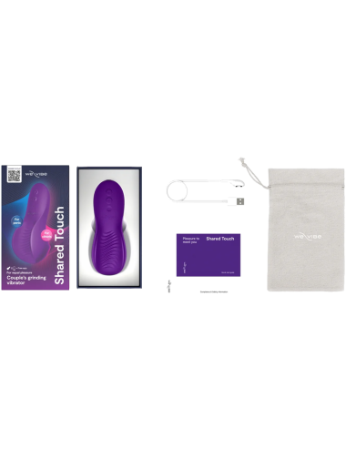 WE-VIBE - SHARED TOUCH DOUBLE-SIDED COUPLES VIBRATOR PURPLE