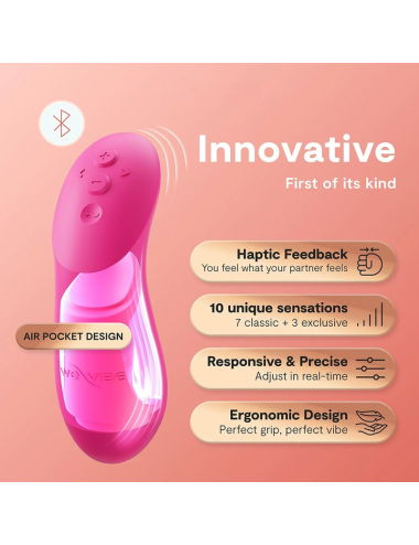 WE-VIBE - CHORUS PRO PREMIUM COUPLES VIBRATOR ELECTRIC PINK