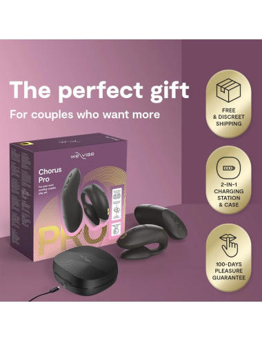 WE-VIBE - CHORUS PRO PREMIUM COUPLES VIBRATOR SATIN BLACK