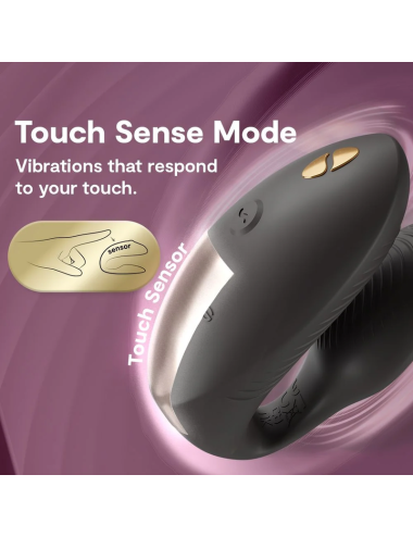 WE-VIBE - CHORUS PRO PREMIUM COUPLES VIBRATOR SATIN BLACK