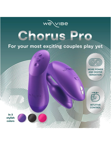WE-VIBE - CHORUS PRO PREMIUM COUPLES VIBRATOR COSMIC PURPLE