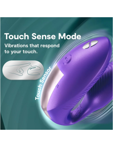 WE-VIBE - CHORUS PRO PREMIUM COUPLES VIBRATOR COSMIC PURPLE