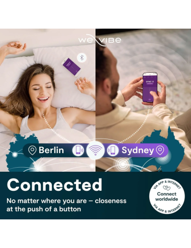 WE-VIBE - SYNC O WRAPPING-STIMULATION COUPLES VIBRATOR LIGHT PURPLE