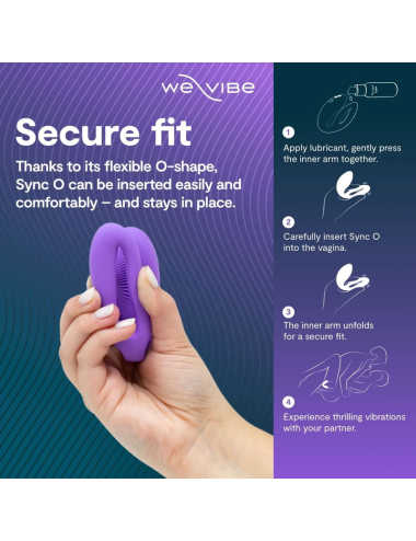 WE-VIBE - SYNC O WRAPPING-STIMULATION COUPLES VIBRATOR LIGHT PURPLE