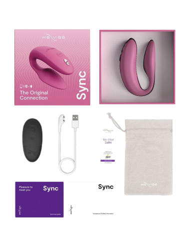 WE-VIBE - SYNC 2 ADJUSTABLE COUPLES VIBRATOR ROSE